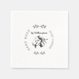 Vintages Farmkäsemonogramm Serviette