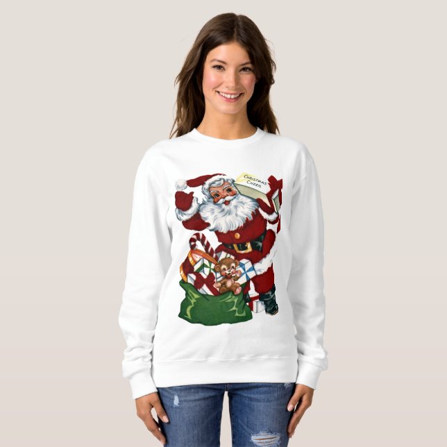 Vintages Feiertagssweatshirt Sweatshirt (Vorne ganz)