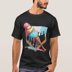 Vintages, feines Baseballeis Creme Tropfsteinhöhle T-Shirt