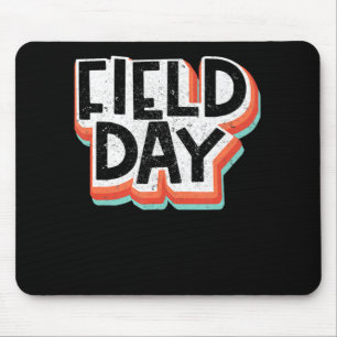 Vintages Feld 2022 Tag Retro Happy Letzter Tag der Mousepad