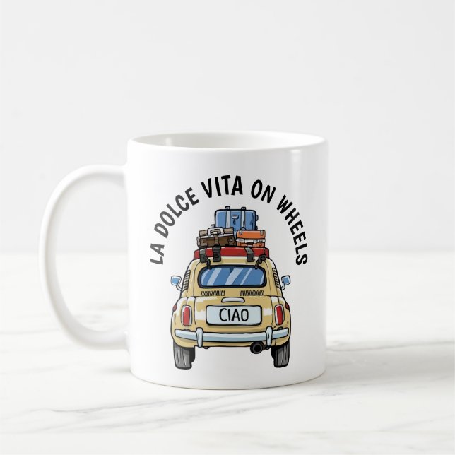Vintages Fiat Car Kaffeetasse (Links)