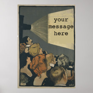 Vintages Film-Plakat Poster