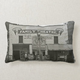 Vintages Film-Theater-Familien-Kino Lendenkissen