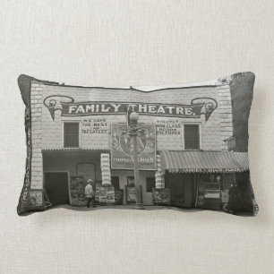 Vintages Film-Theater-Familien-Kino Lendenkissen