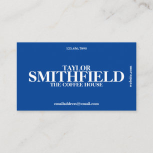 Vintages Filmplakat Inspiriert Visitenkarte