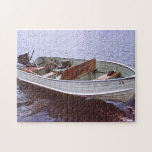 Vintages Fischerboot Puzzle