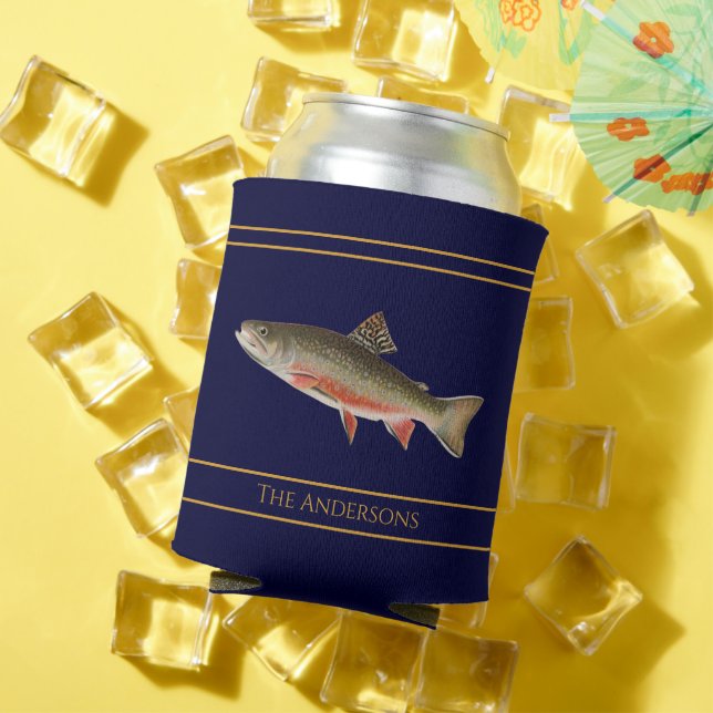 Vintages Fischforelle Dosenkühler (In Situ Sommer)