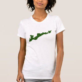 Vintages Fishers Island Logo-Shirt - Grün T-Shirt