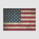 Vintages Flag-Papiers Seidenpapier<br><div class="desc">Vintage beängstigende amerikanische Flagge</div>