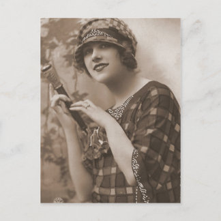 Vintages Flapper-Foto (167) Postkarte