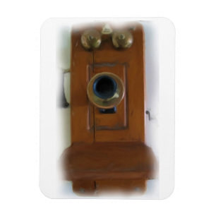 Vintages flexibles Telefon Magnet