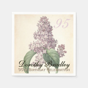 Vintages Flieder-95. Serviette