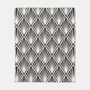 Vintages florales Jugendstil Nahtloses Muster. Geo Fleecedecke