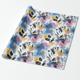 Vintages, florales Muster (13) Geschenkpapier