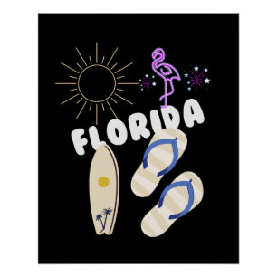 Vintages Florida Retro Poster