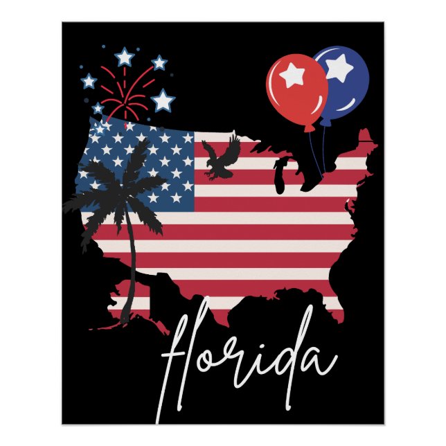 Vintages Florida Retro Poster (Vorderseite)