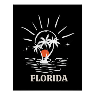 Vintages Florida Retro Poster