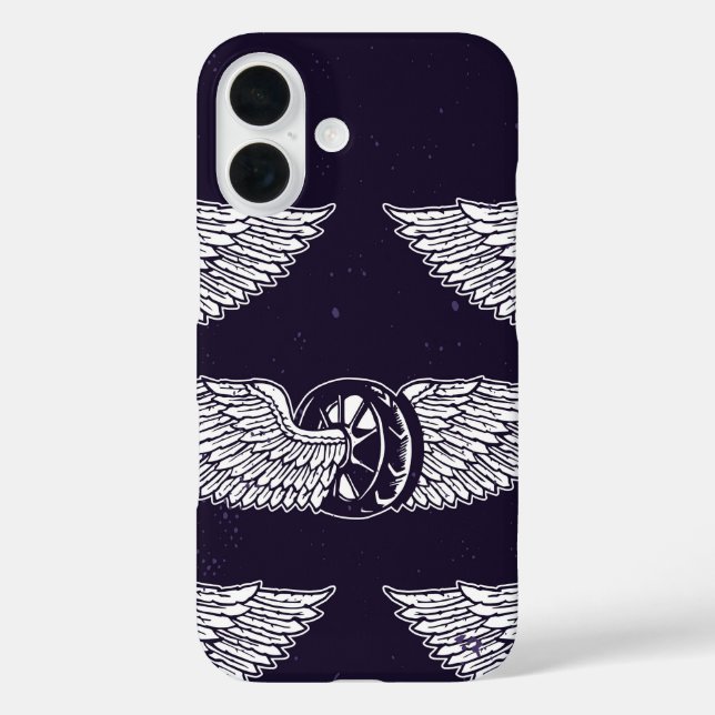 Vintages Flügelrad Case-Mate iPhone Hülle (Rückseite)