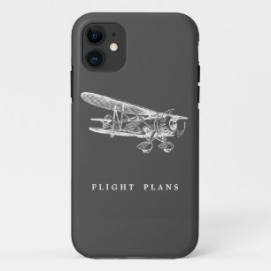 Vintages Flugzeug, Flug-Pläne Case-Mate iPhone Hülle