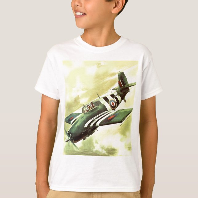 Vintages Flugzeug T-Shirt (Vorderseite)
