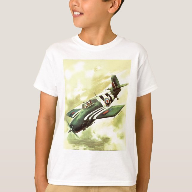 Vintages Flugzeug T-Shirt (Vorderseite)