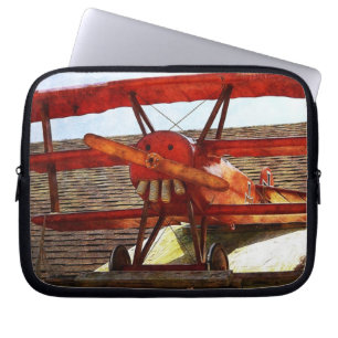 Vintages Flugzeug von Shirley Taylor Laptopschutzhülle
