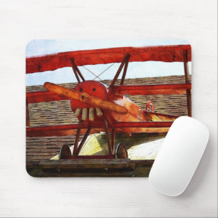 Vintages Flugzeug von Shirley Taylor Mousepad