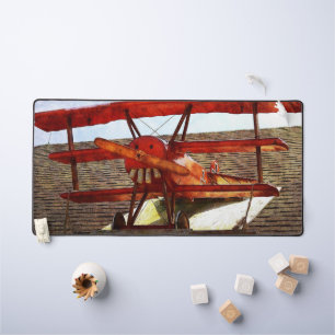 Vintages Flugzeug von Shirley Taylor Schreibtischunterlage