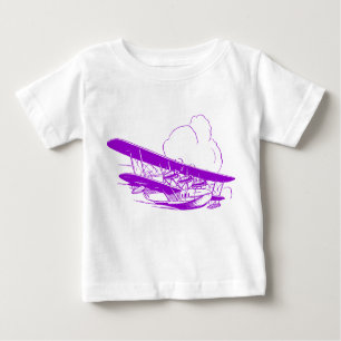 Vintages Flying Boat Baby T-shirt