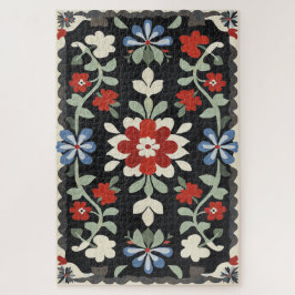 Vintages Folkloredesign Puzzle