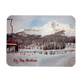 Vintages Foto Big Sky Montana Magnet