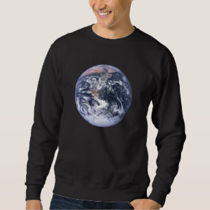 Vintages Foto Blue Marble Earth Sweatshirt