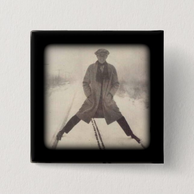 Vintages Foto der 20er Jahre Button (Vorderseite)