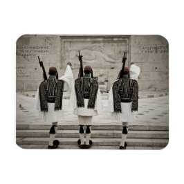 Vintages Foto der Ehrenwache, Athen, Griechenland Magnet