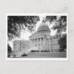 Vintages Foto der Hauptstadt des Staat Mississippi Postkarte