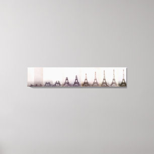 Vintages Foto Eiffelturm Leinwanddruck