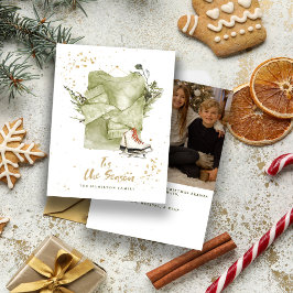 Vintages Foto für Weihnachten