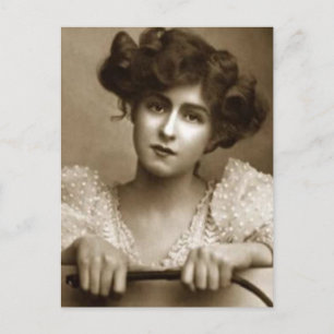 Vintages Foto Ladys Post Cards Postkarte
