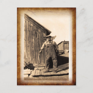 Vintages Foto Postkarte