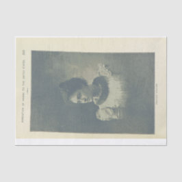 Vintages Foto Princess-Decoupon Seidenpapier