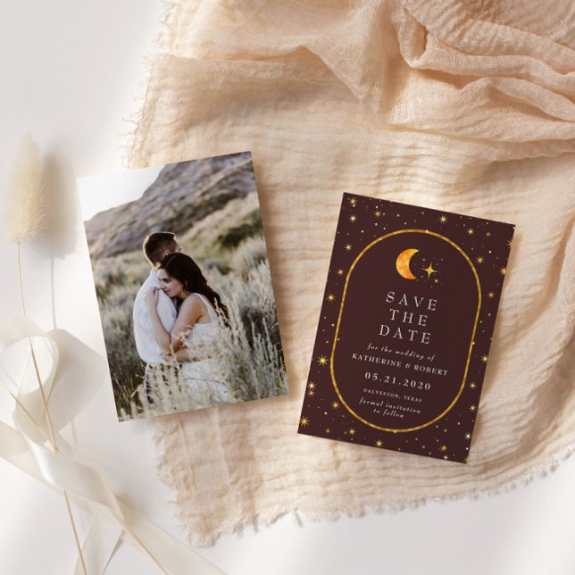 Vintages Foto Save the Date Einladung (Von Creator hochgeladen)