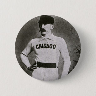 Vintages Foto, Sports Chicago Baseball Player Button