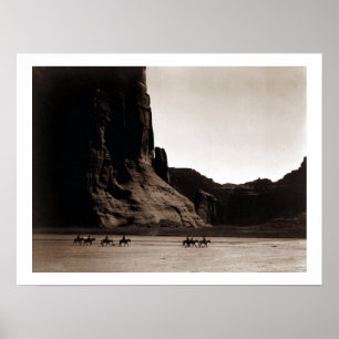 Vintages Foto von Canyon de Chelly Poster