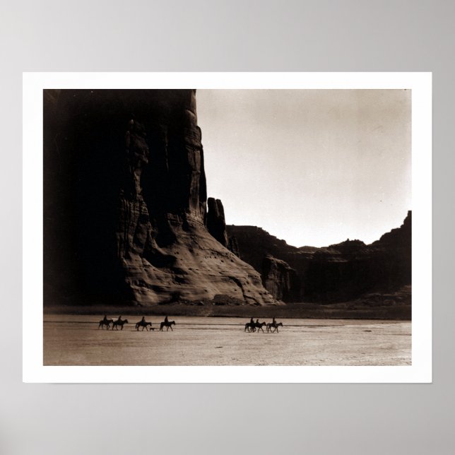 Vintages Foto von Canyon de Chelly Poster (Vorne)