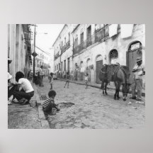 Vintages Foto von Salvador, Brasilien