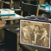 Vintages Foto von Zigarren rauchenden Zeitungen