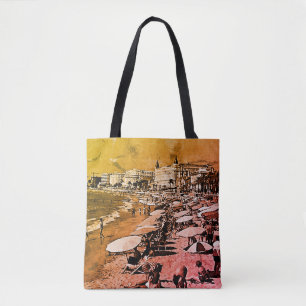 Vintages Frankreich Cannes Strand
