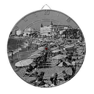 Vintages Frankreich Cannes Strand Dartscheibe