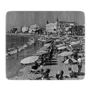 Vintages Frankreich Cannes Strand Schneidebrett