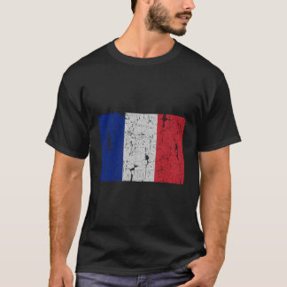 Vintages Frankreich Flag Retro Französische Männer T-Shirt